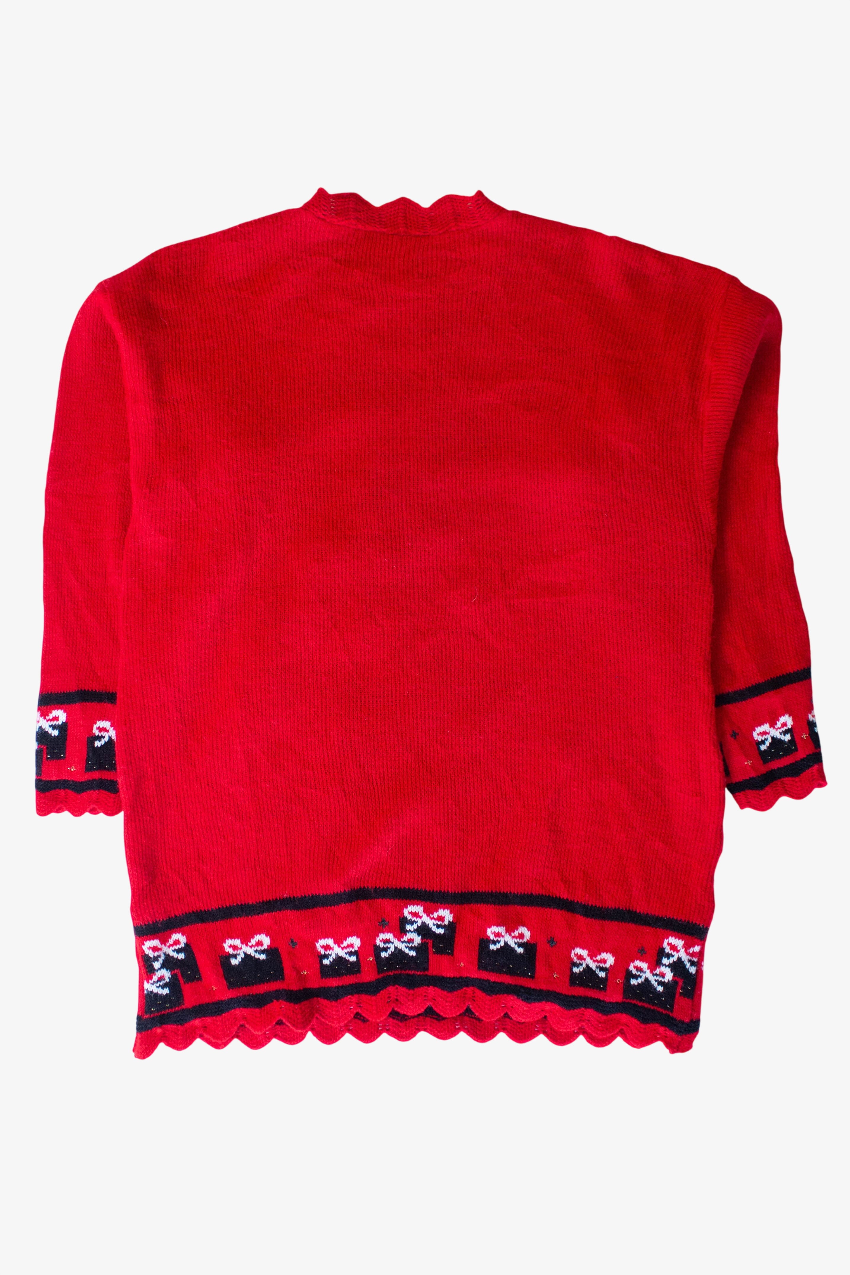 Vintage Red Snowman Christmas Pullover (1990s)