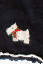 Vintage Terriers Christmas Cardigan (1990s)