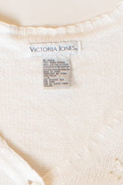 Vintage White Nutcracker Christmas Cardigan (1990s)