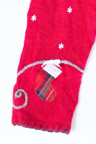 Red Cat Stockings Christmas Cardigan (1990s)