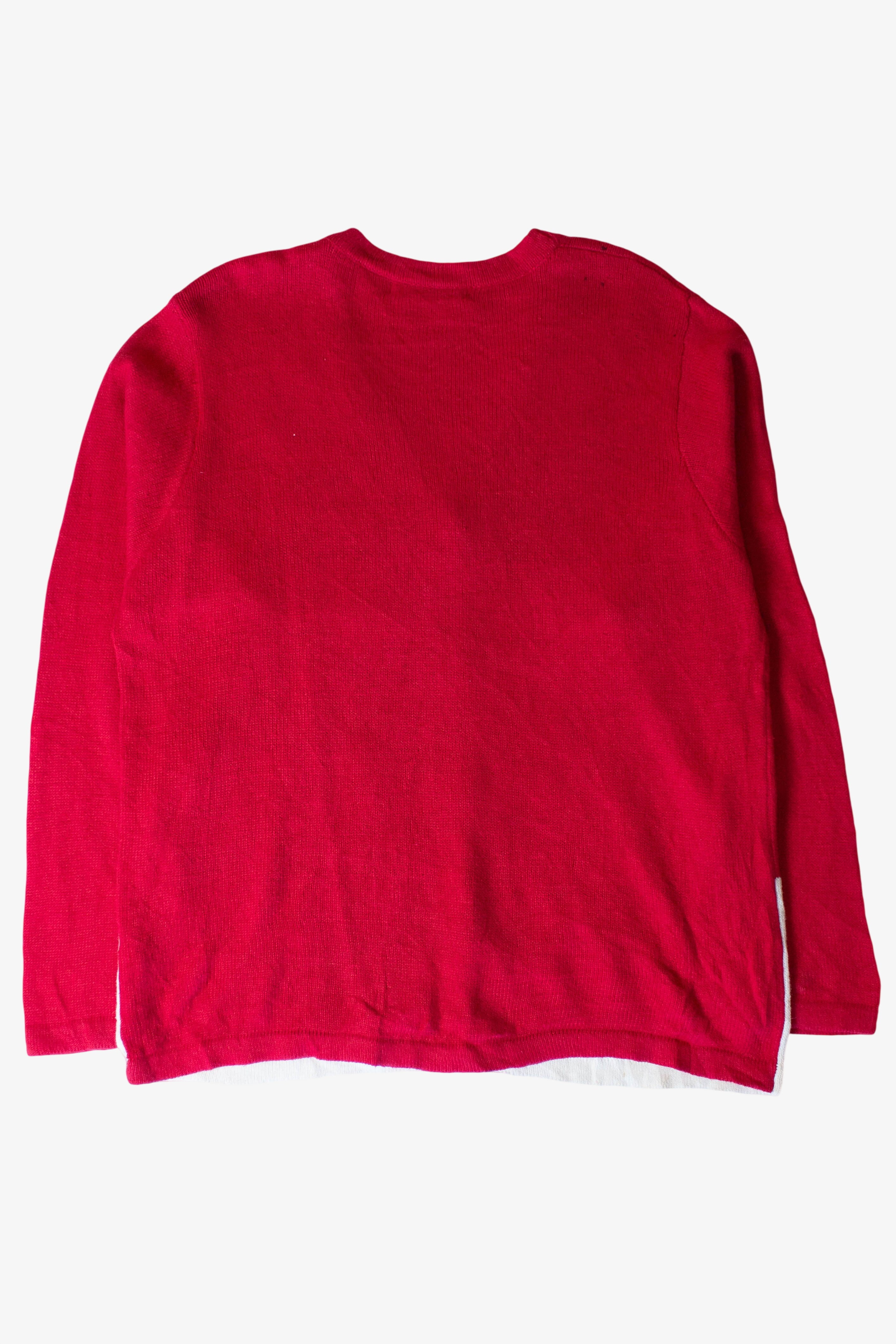 Vintage North Pole Depot Christmas Cardigan (1990s)