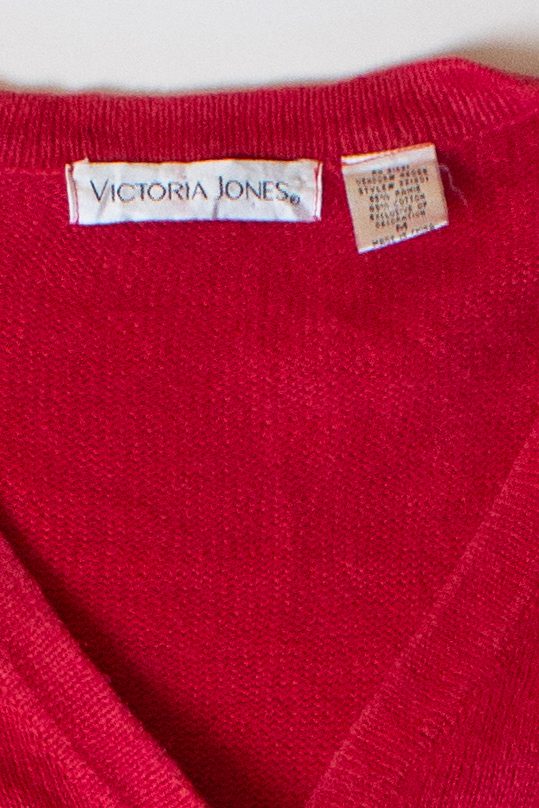 Vintage North Pole Depot Christmas Cardigan (1990s)