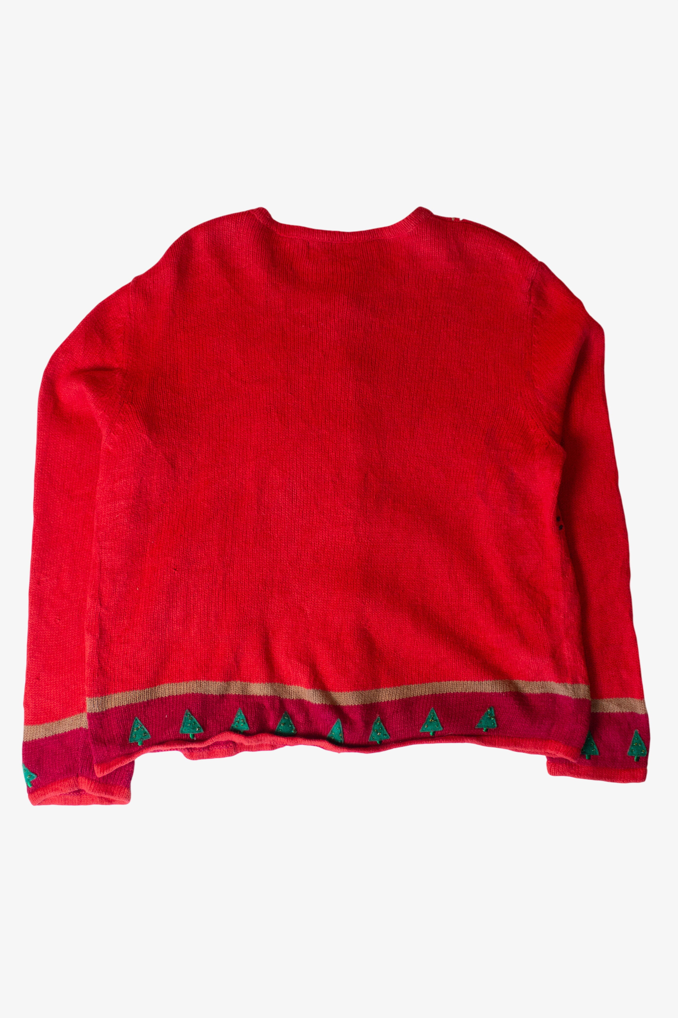 Vintage Santas Ugly Christmas Cardigan (1990s)