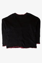 Vintage Black Nutcrackers Christmas Cardigan (1990s)