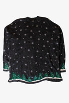 Vintage Bears On Skis Christmas Cardigan (1990s)