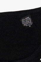 Vintage Black Snowy Landscape Ugly Christmas Cardigan (2000s)