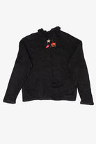 Vintage Black Carolina Colours Santas Ugly Christmas Cardigan (2000s)