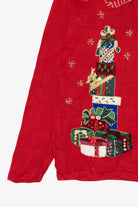 Vintage Red Tiara International Presents Ugly Christmas Cardigan (2000s)