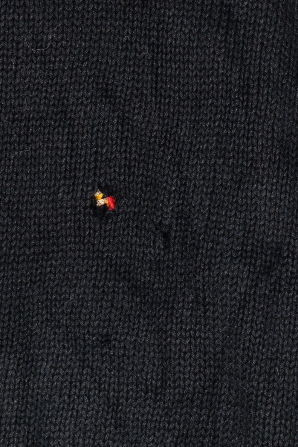 Vintage Hand Knit Black Marisa Christina Ugly Christmas Cardigan (1990s)