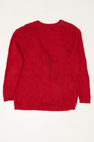 Vintage Red Petite Sophisticate Ugly Christmas Cardigan (1990s)