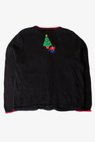 Vintage Santa Sleigh Christmas Cardigan (2000s)