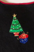 Vintage Santa Sleigh Christmas Cardigan (2000s)