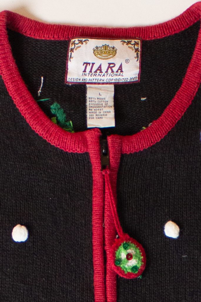 Vintage Santas Presents Ugly Christmas Cardigan (1990s)