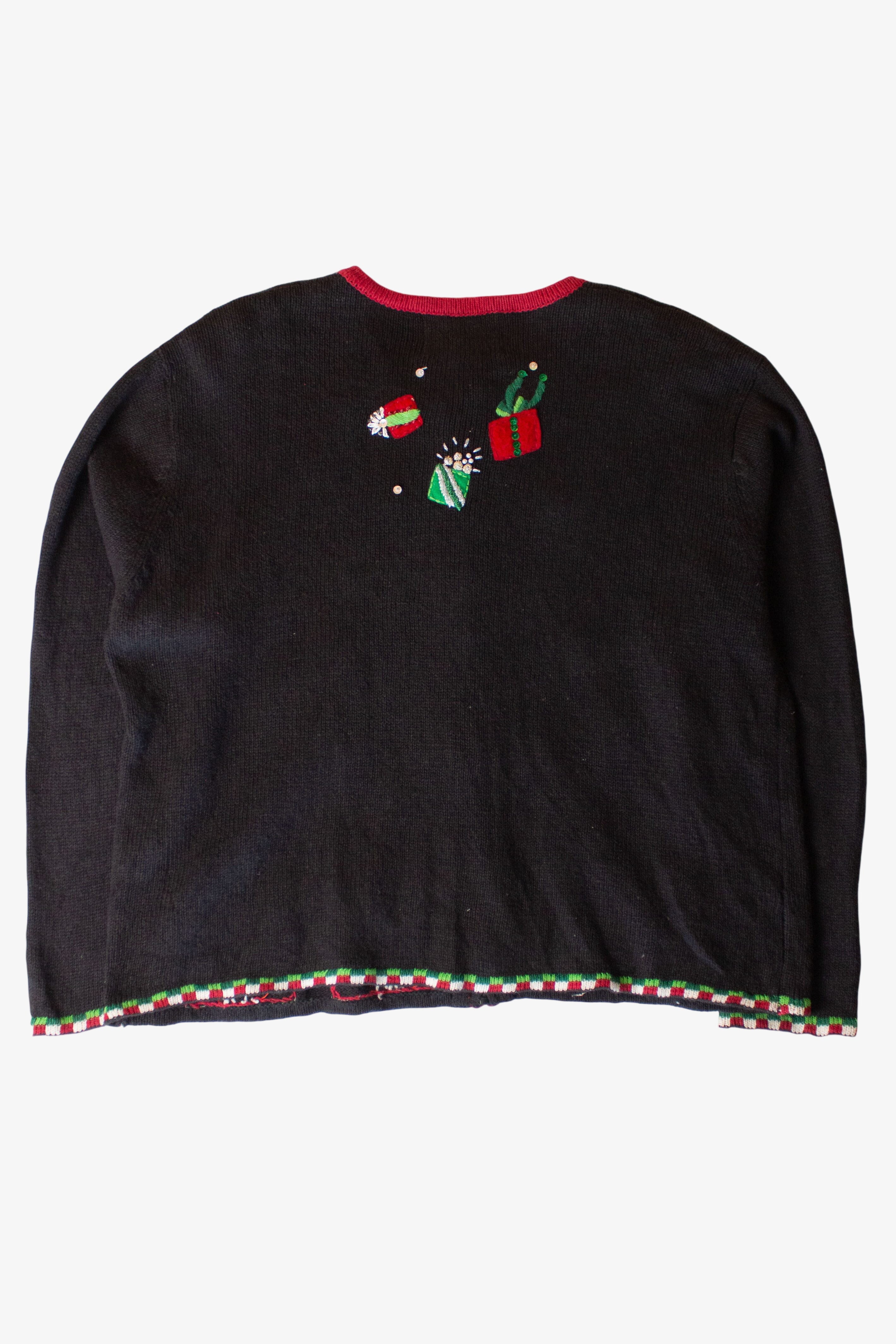 Vintage Santas Presents Ugly Christmas Cardigan (1990s)