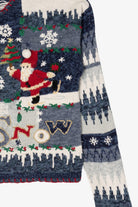 Vintage Blue Heirloom Collectibles "Let It Snow" Ugly Christmas Cardigan (2000s)