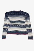 Vintage Blue Heirloom Collectibles "Let It Snow" Ugly Christmas Cardigan (2000s)