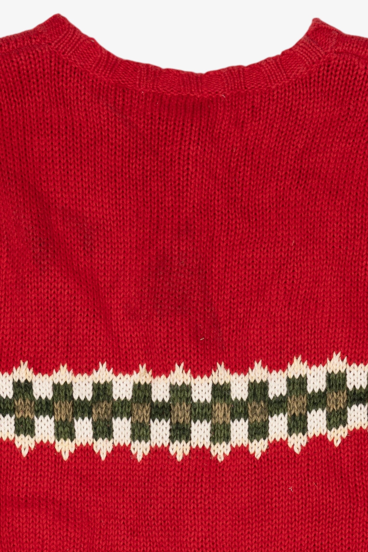 Vintage Red Croft & Barrow Ugly Christmas Cardigan (2000s)