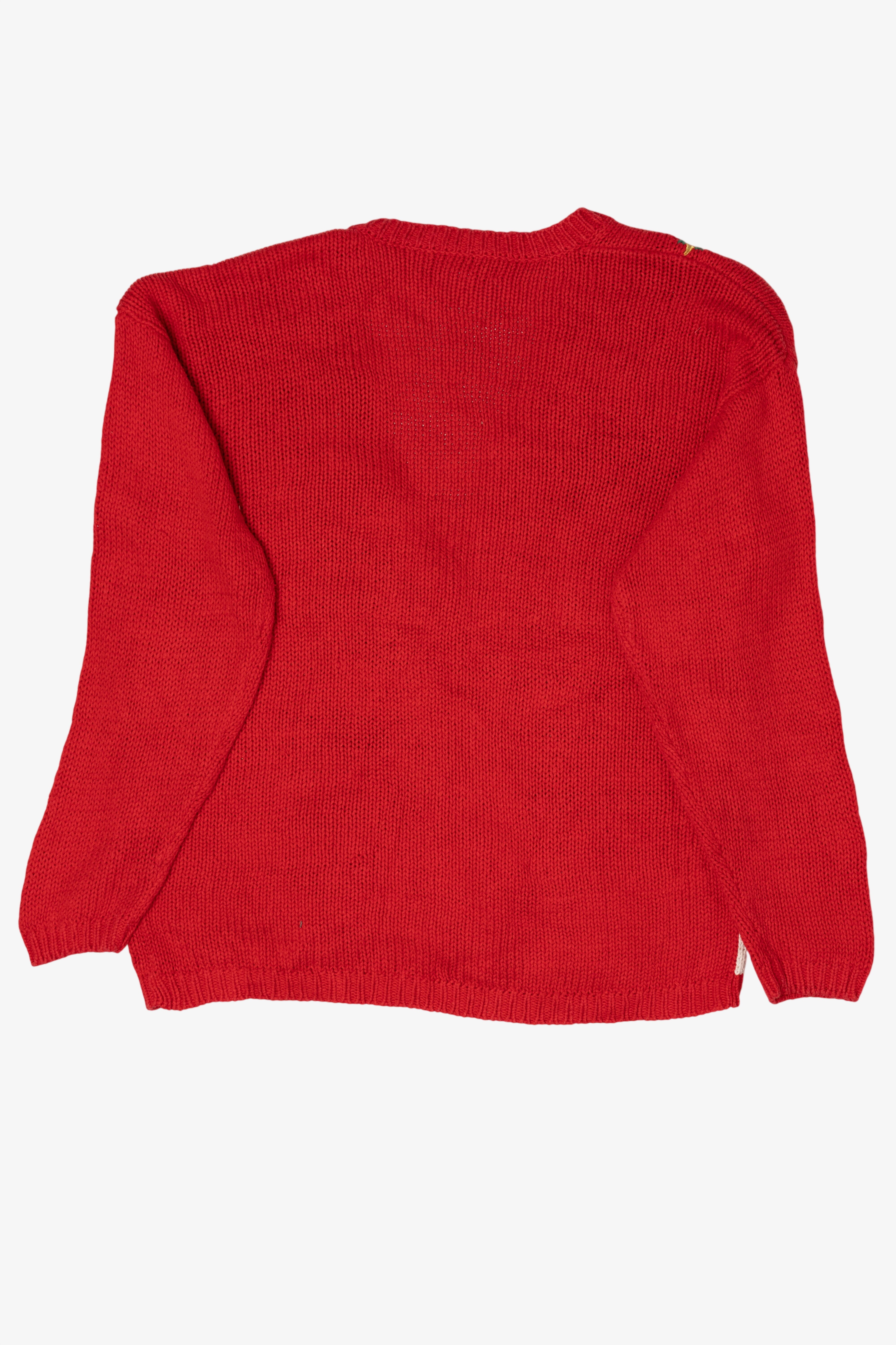 Vintage Red Petite Sophisticate Ugly Christmas Cardigan (2000s)