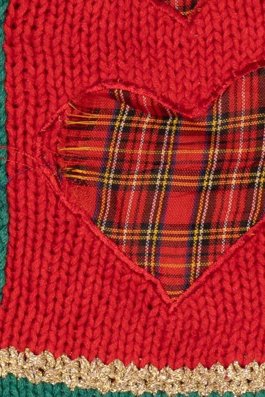 Vintage Red Petite Sophisticate Ugly Christmas Cardigan (2000s)