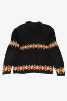 Vintage Black Fashion Bug Ugly Christmas Cardigan (1990s)