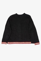 Vintage Black Northern Isles Santa Ugly Christmas Cardigan (2000s)