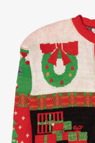 Vintage Red Sweater Loft Ugly Christmas Cardigan (1990s)