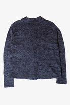 Vintage Navy Blue Santas Christmas Cardigan (1990s)