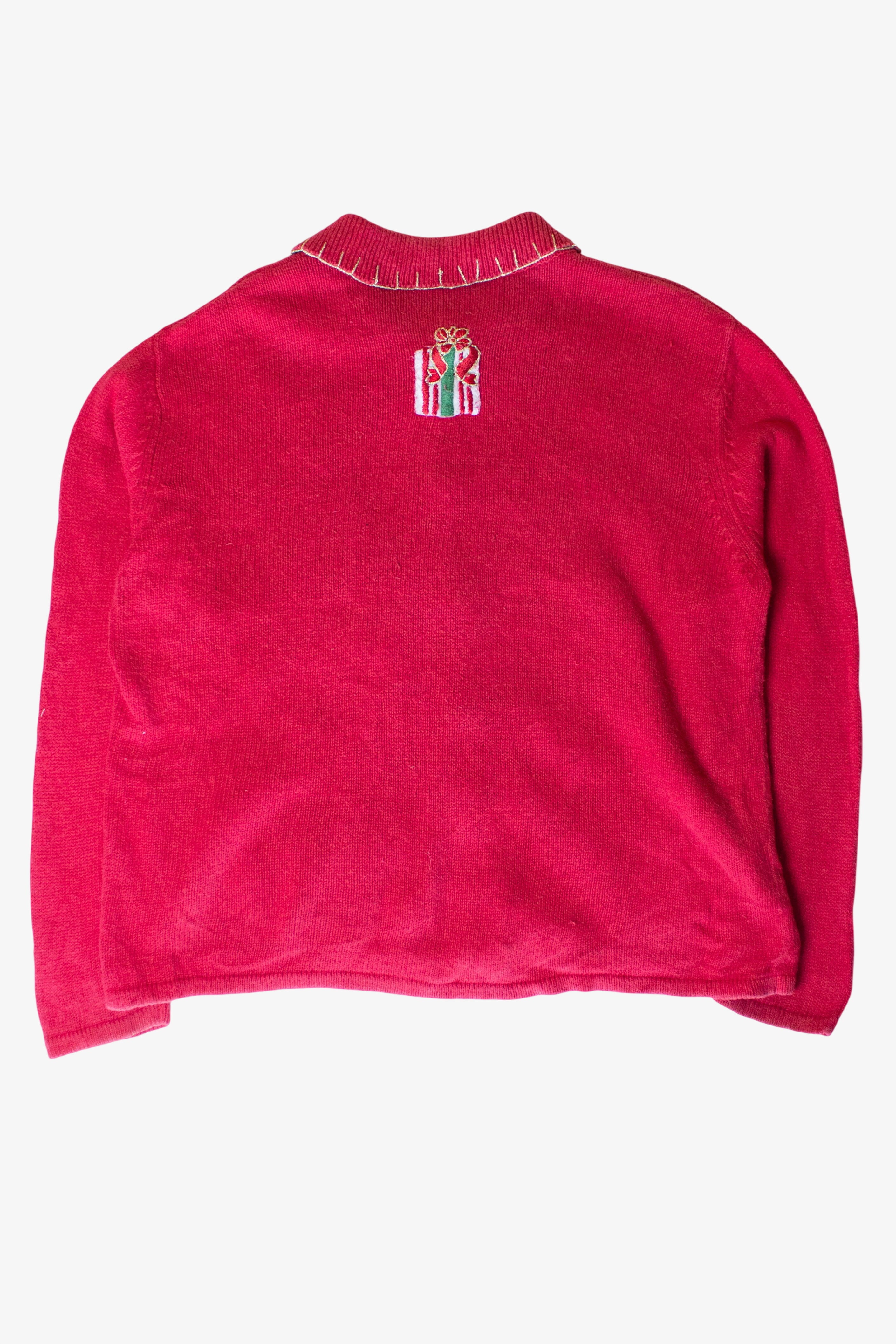 Vintage Gift Stacks Christmas Cardigan (1990s)