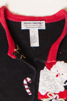 Vintage Santa & Gifts Ugly Christmas Cardigan (1990s)