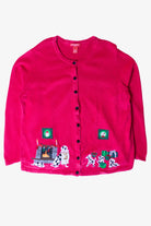 Vintage Dalmatians Wish List Christmas Cardigan (2000s)