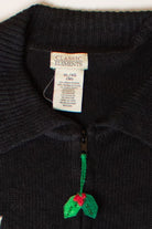 Vintage Santa Cardinal Christmas Cardigan (1990s)