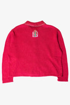 Vintage Red Gift Stacks Christmas Cardigan (1990s)