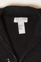 Vintage Happy Santa Christmas Cardigan (2000s)