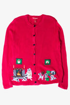 Vintage Dalmatians Wish List Christmas Cardigan (2000s)