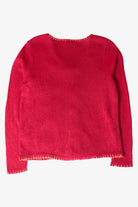 Vintage Santa & Tree Christmas Cardigan (2000s)