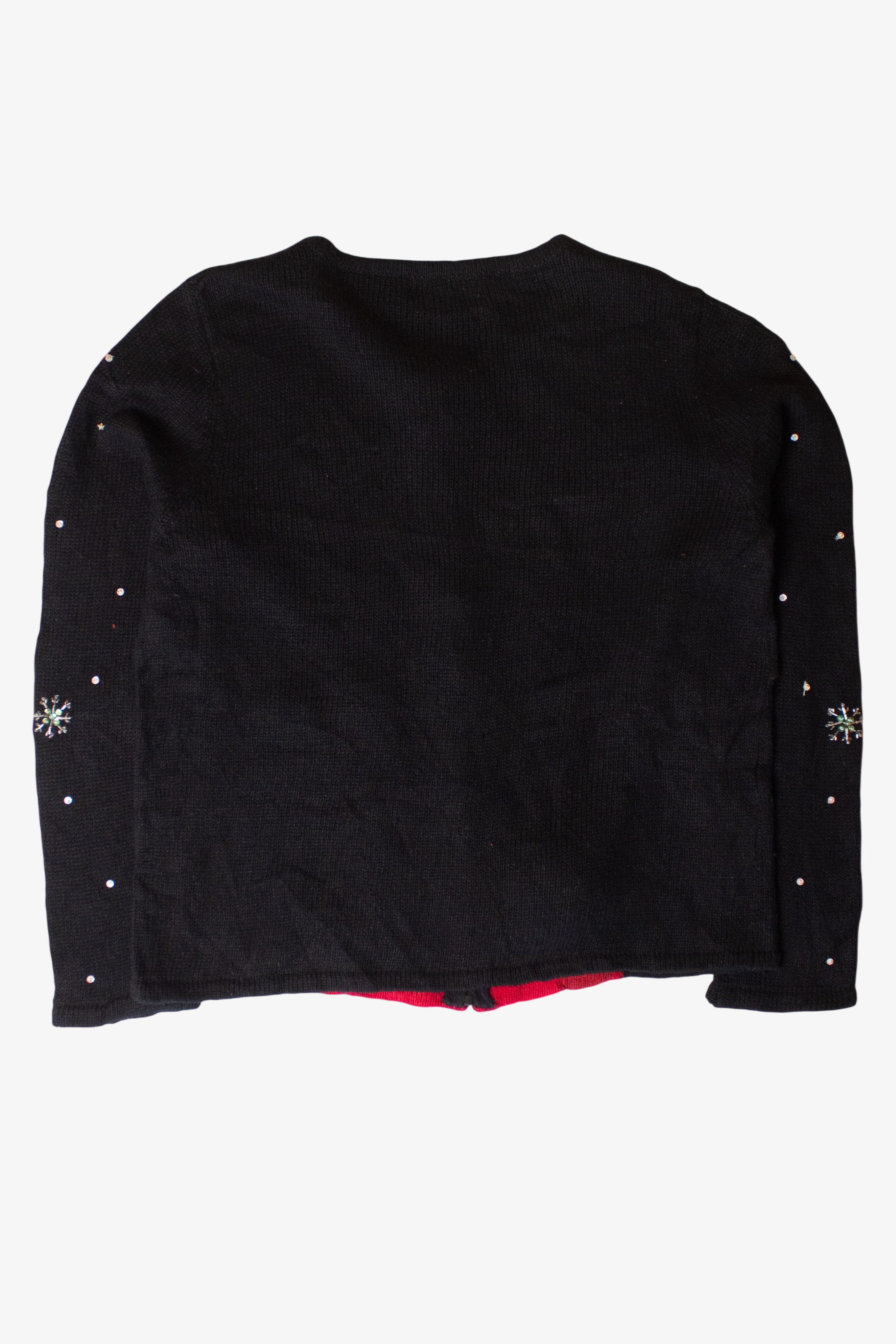 Vintage Angry Santa Christmas Cardigan (2000s)