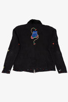 Vintage Black Designers Originals Studio Stockings Ugly Christmas Cardigan (1990s)