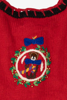Vintage Red Designers Originals Studio Teddy Bears Ugly Christmas Cardigan (1990s)
