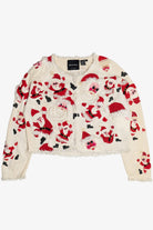Vintage Michael Simon Santas Ugly Christmas Cardigan (1990s)