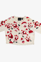 Vintage Michael Simon Santas Ugly Christmas Cardigan (1990s)