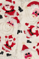 Vintage Michael Simon Santas Ugly Christmas Cardigan (1990s)