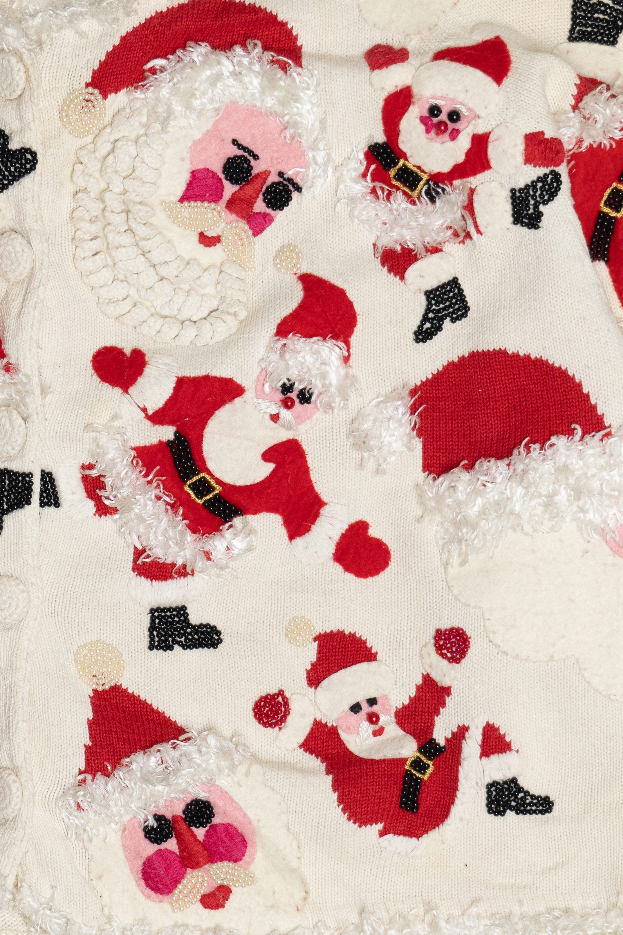Vintage Michael Simon Santas Ugly Christmas Cardigan (1990s)