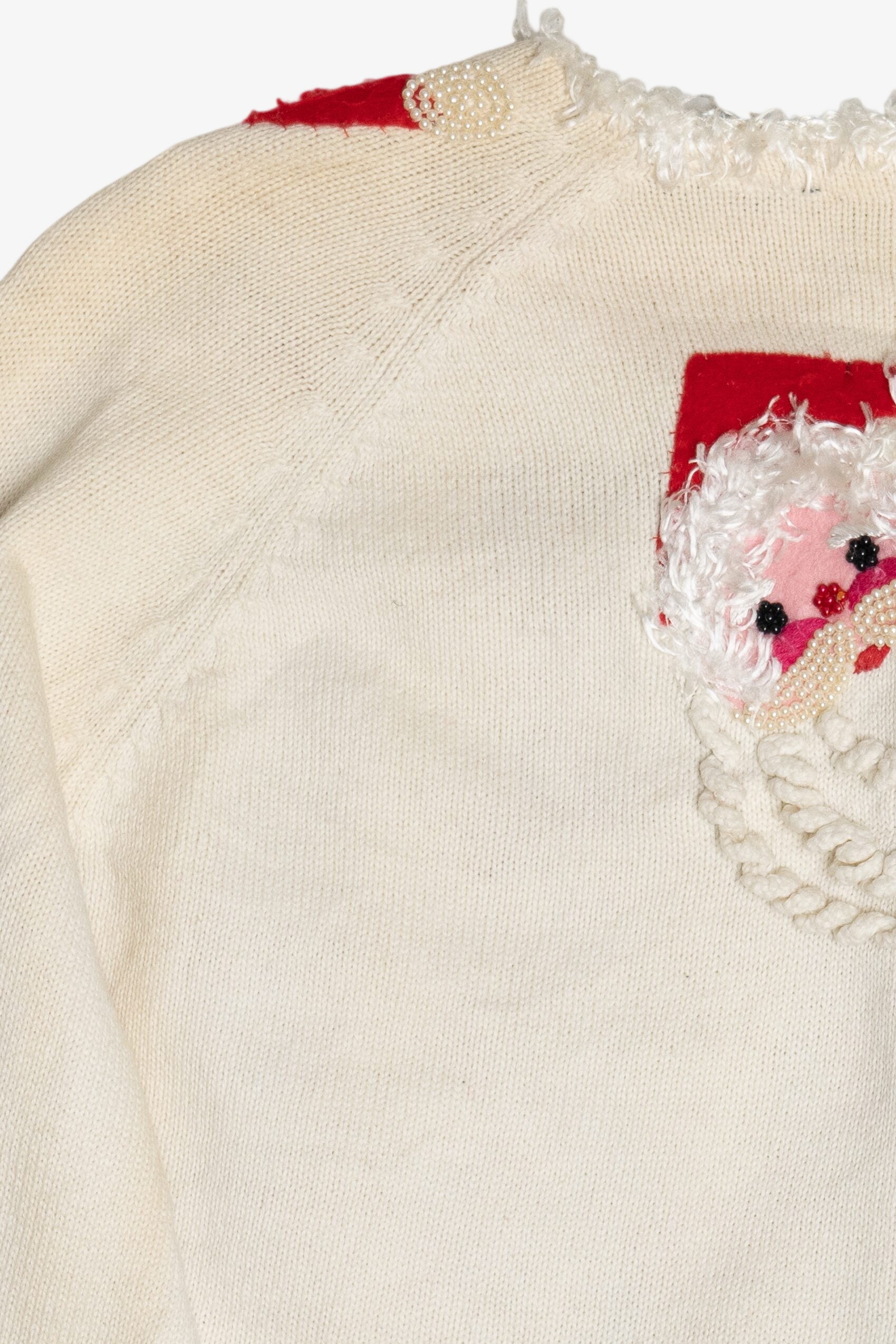Vintage Michael Simon Santas Ugly Christmas Cardigan (1990s)