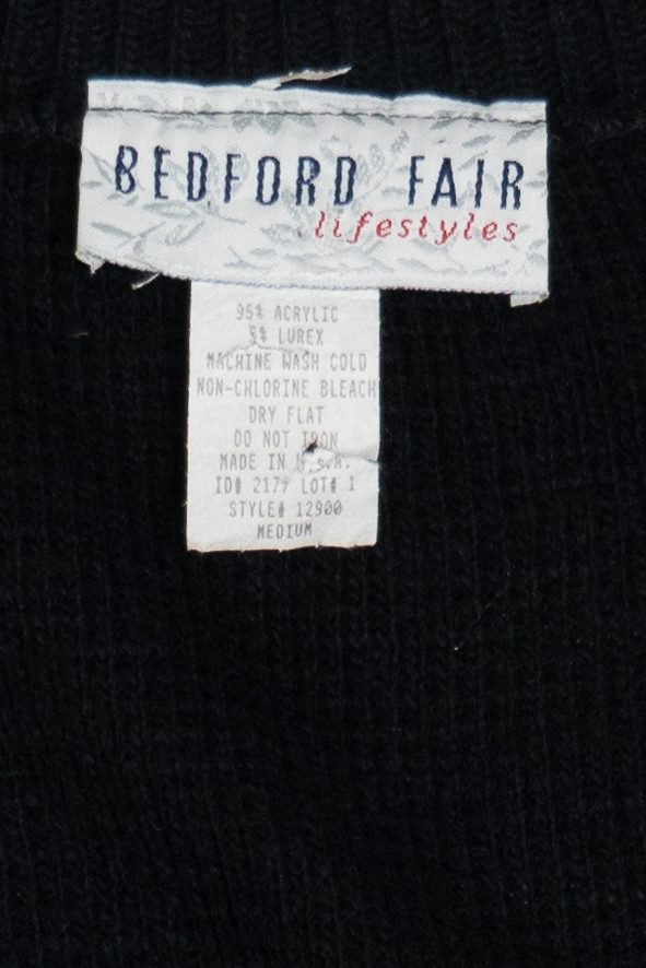 Vintage Bedford Fair Ugly Christmas Cardigan (1980s)