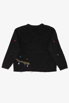 Vintage Karen Scott Ornaments On Tree Ugly Christmas Sweater (2000s)