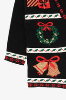 Vintage Black Nutcracker Ugly Christmas Cardigan (1990s)
