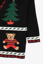 Vintage Black Nutcracker Ugly Christmas Cardigan (1990s)
