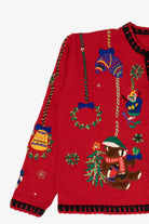 Vintage Red Designers Originals Studio Bears Ugly Christmas Cardigan (1990s)