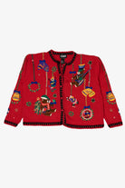 Vintage Red Designers Originals Studio Bears Ugly Christmas Cardigan (1990s)