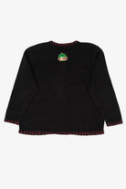 Vintage Black Tiara International Nutcrackers Ugly Christmas Cardigan (2000s)